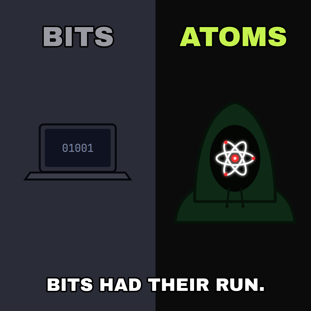 Bits vs atoms