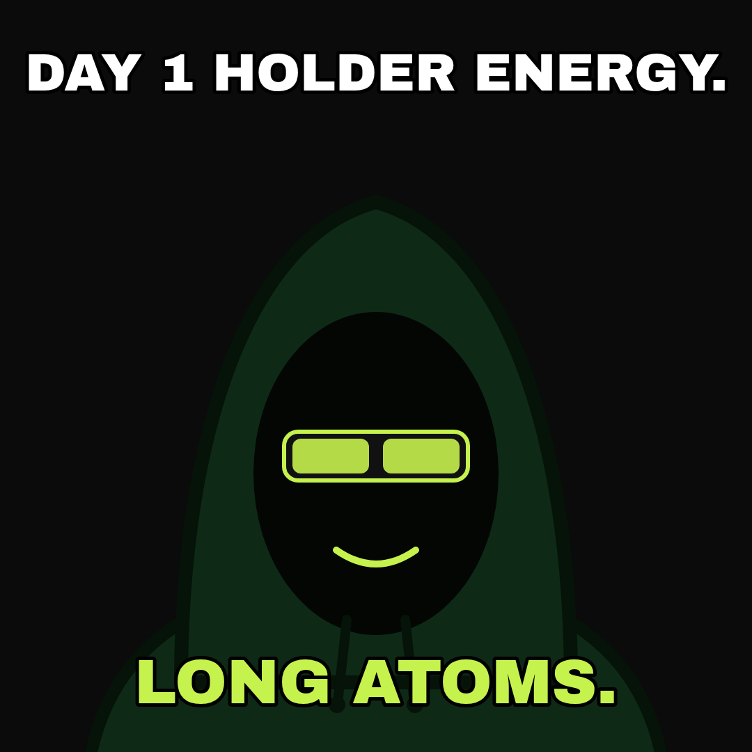 Day 1 holder energy.