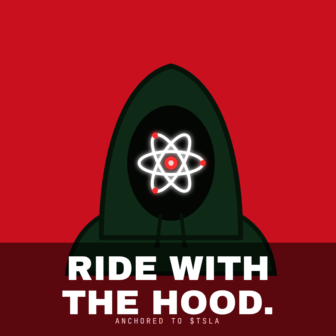 Ride with the hood.